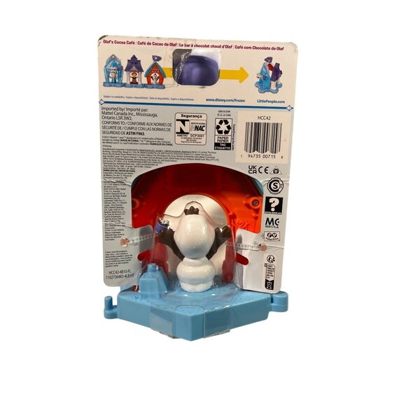 OLAF Fisher-Price Little People Disney Frozen Olafs Cocoa Cafe Playset NEW - Picture 3 of 6